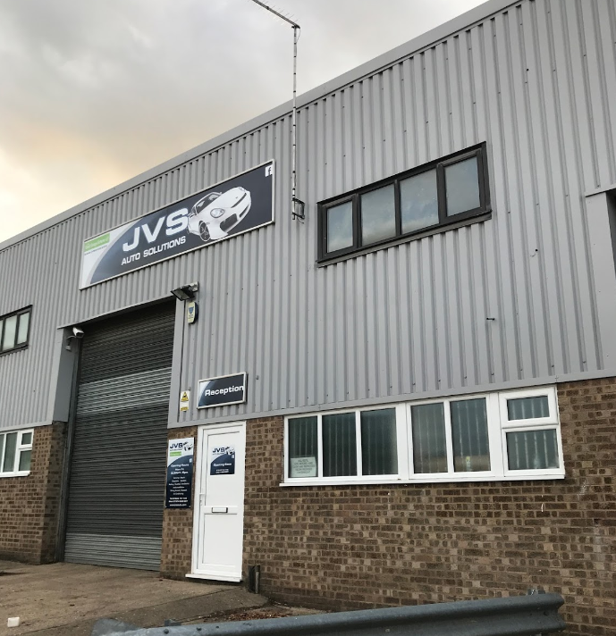 Front of JVS Auto Solutions - Servicing & Repairs Rushden